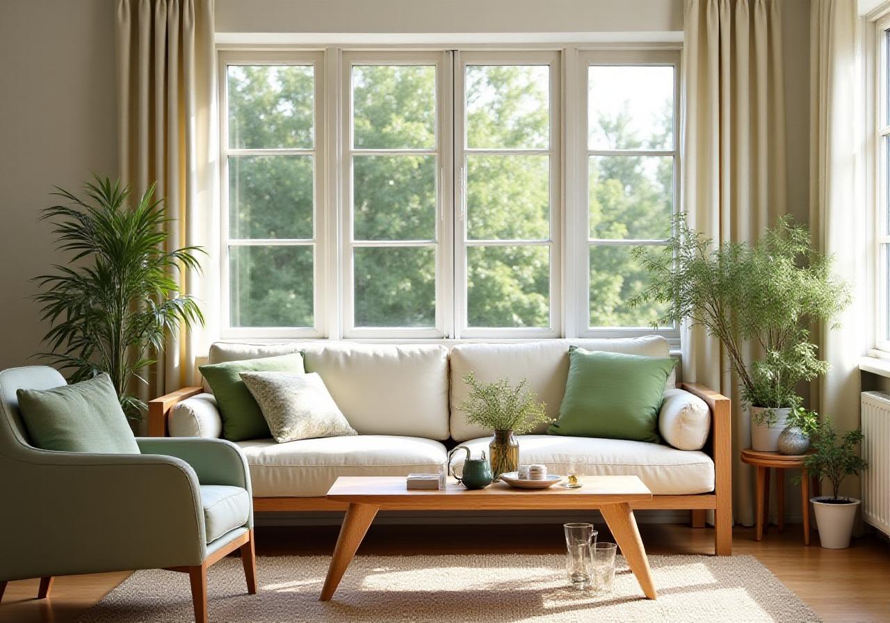 Cozy interior with seasonal decor